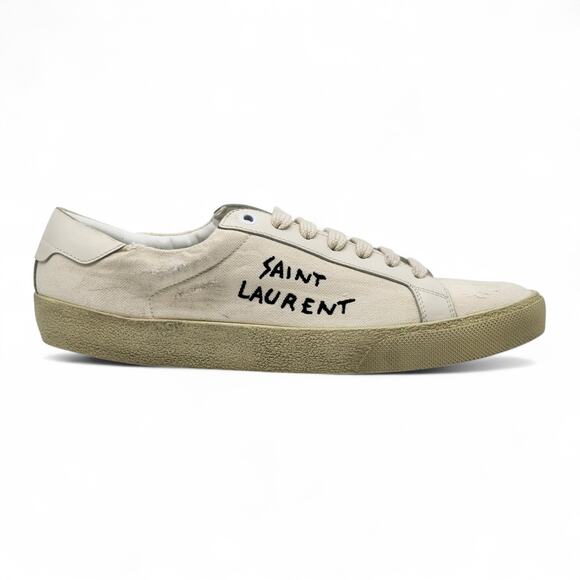 Saint Laurent Andy Court Classic SL/06 Sneakers White EU 40 US 7M 10W - New $785 - Picture 3 of 10